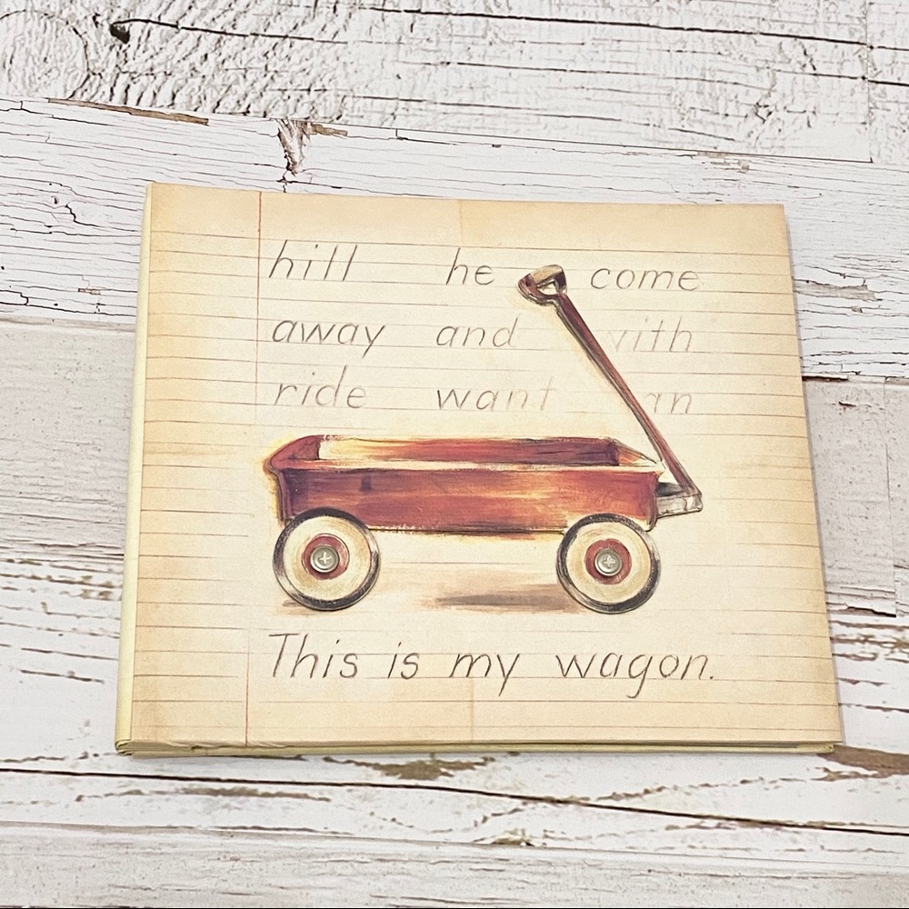 K&C Hopscotch Boy Wagon 8.5x8.5 Scrapbook